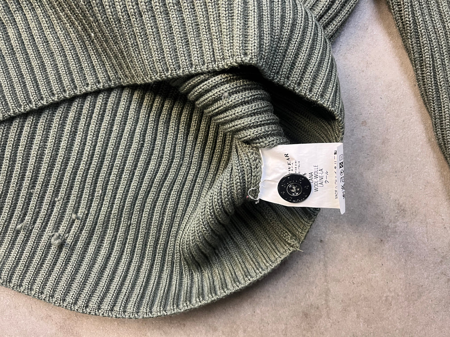 Vintage stone island half zip
