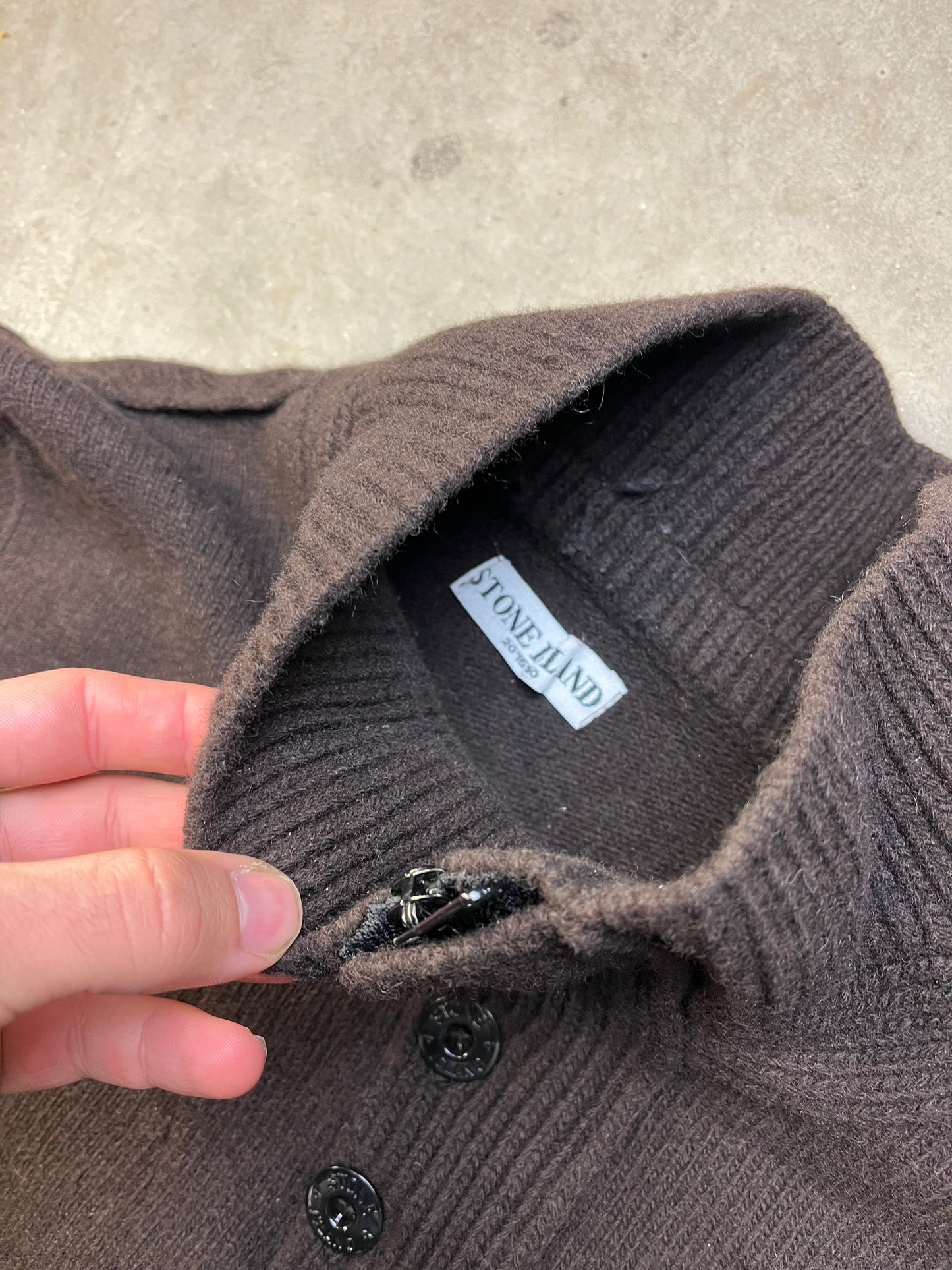 Vintage stone island hoodie zip