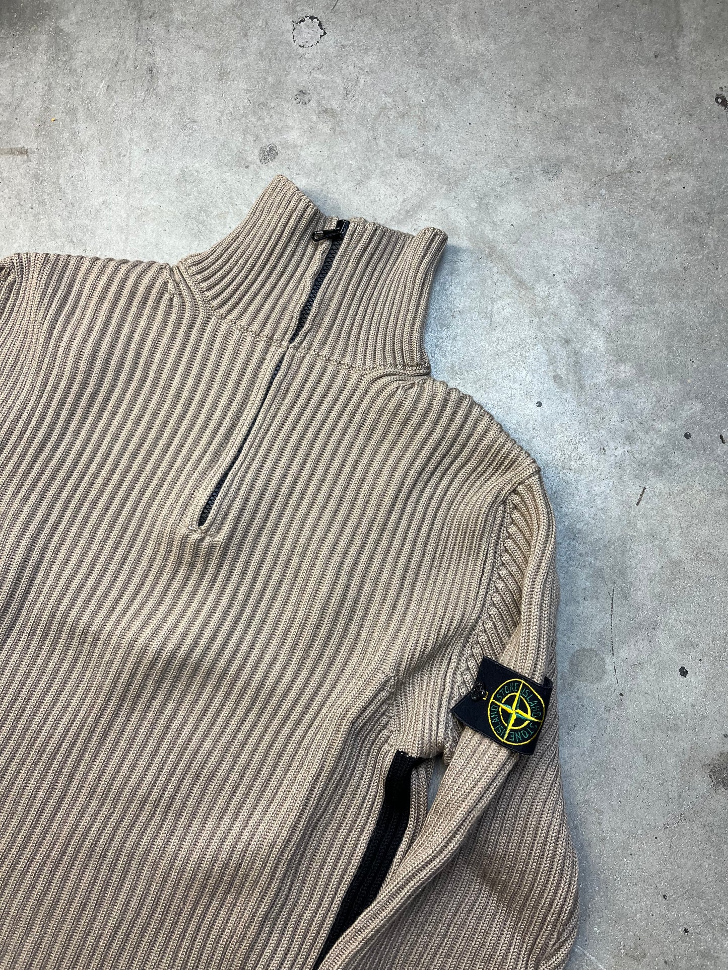Vintage stone island hoodie zip