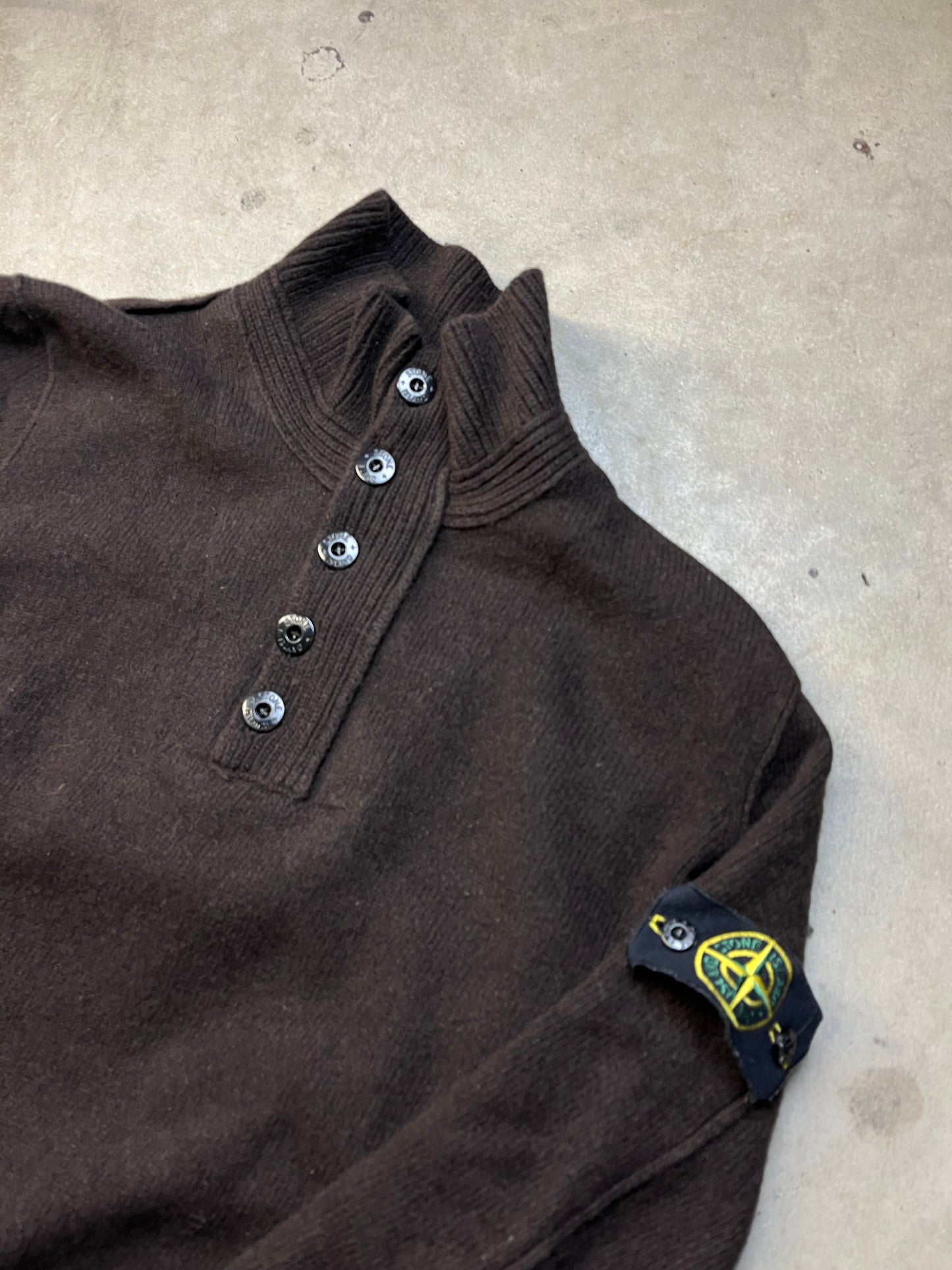 Vintage stone island hoodie zip
