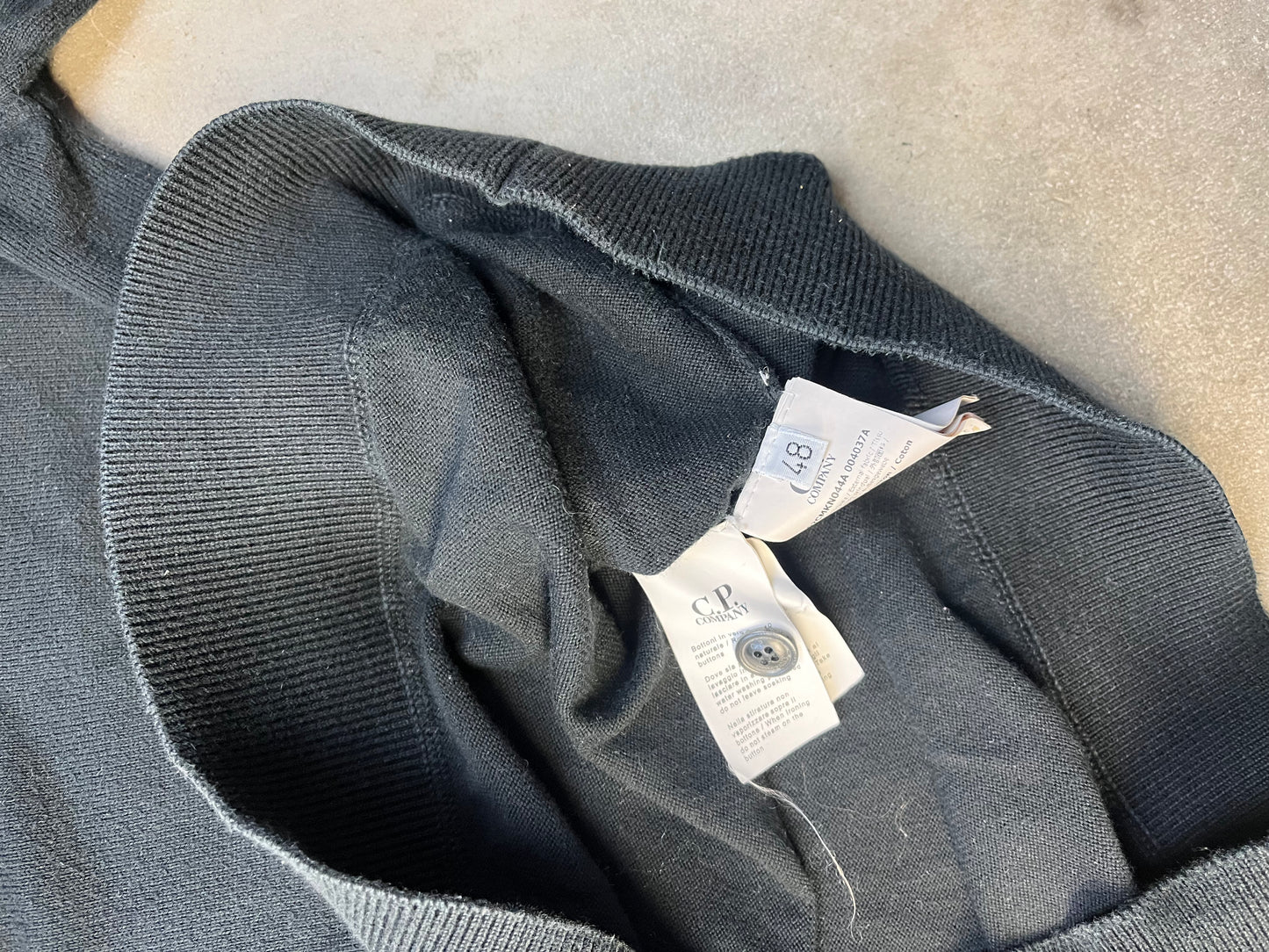 cp company half zip